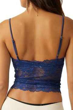 Bandeau Sheer Camisole Cropped Top