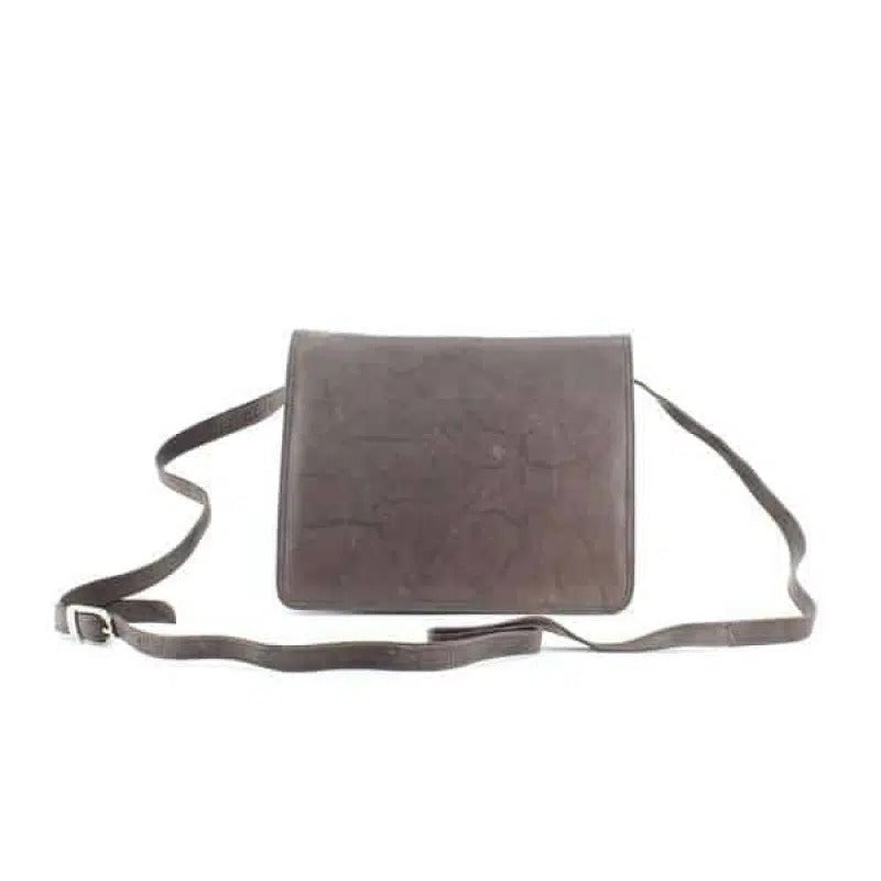 Medium Organizer Leather Bag in Brown