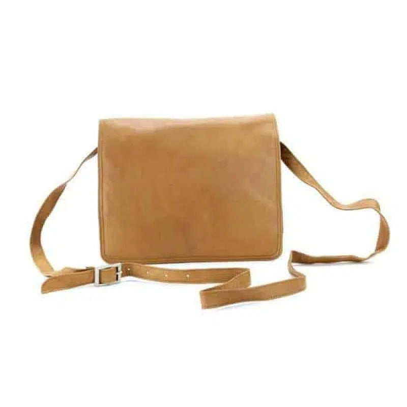 Medium Organizer Leather Bag in Tan