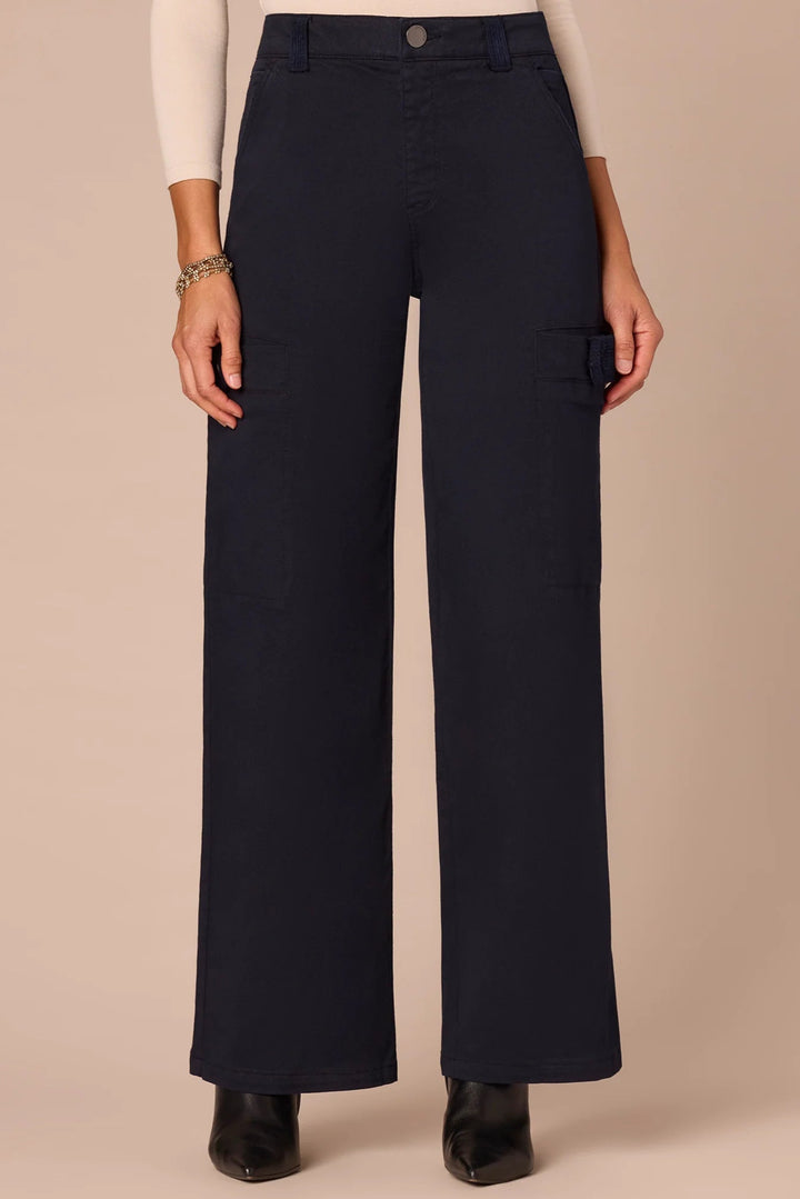 Corduroy Contrast Skyrise Wide Leg Jeans