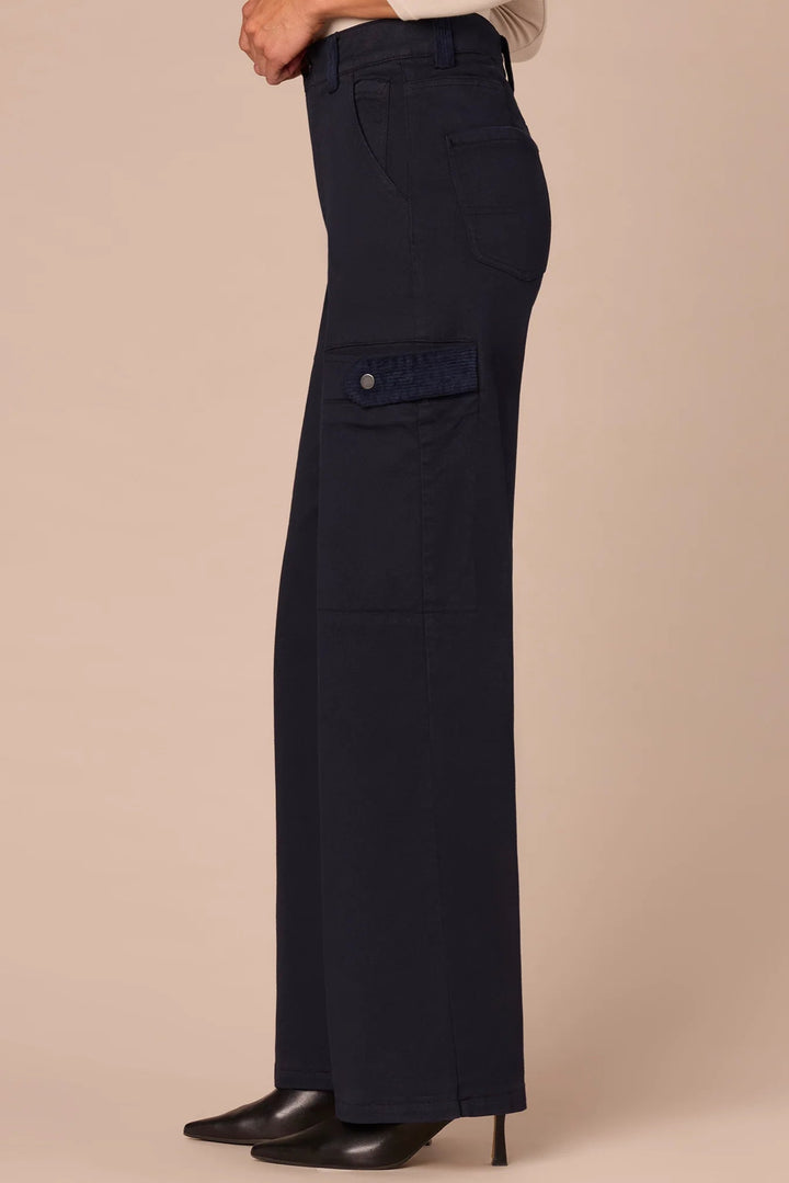 Corduroy Contrast Skyrise Wide Leg Jeans