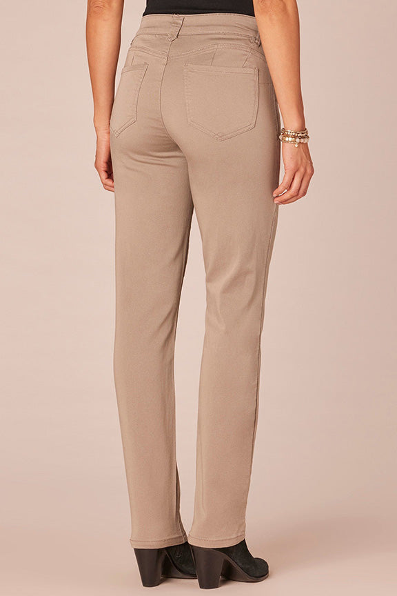 "Ab"solution® Straight Leg Jean in Moonrock