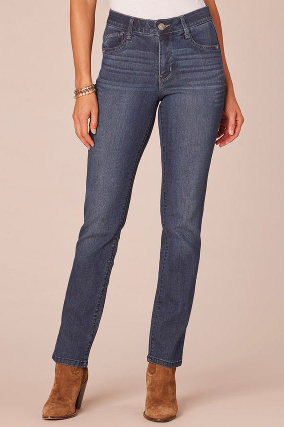 High Rise Straight Leg Jeans