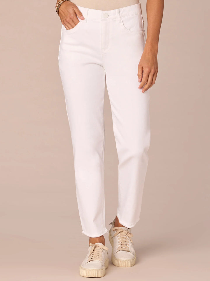 High Rise Slim Straight Jeans