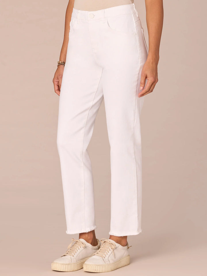 High Rise Slim Straight Jeans