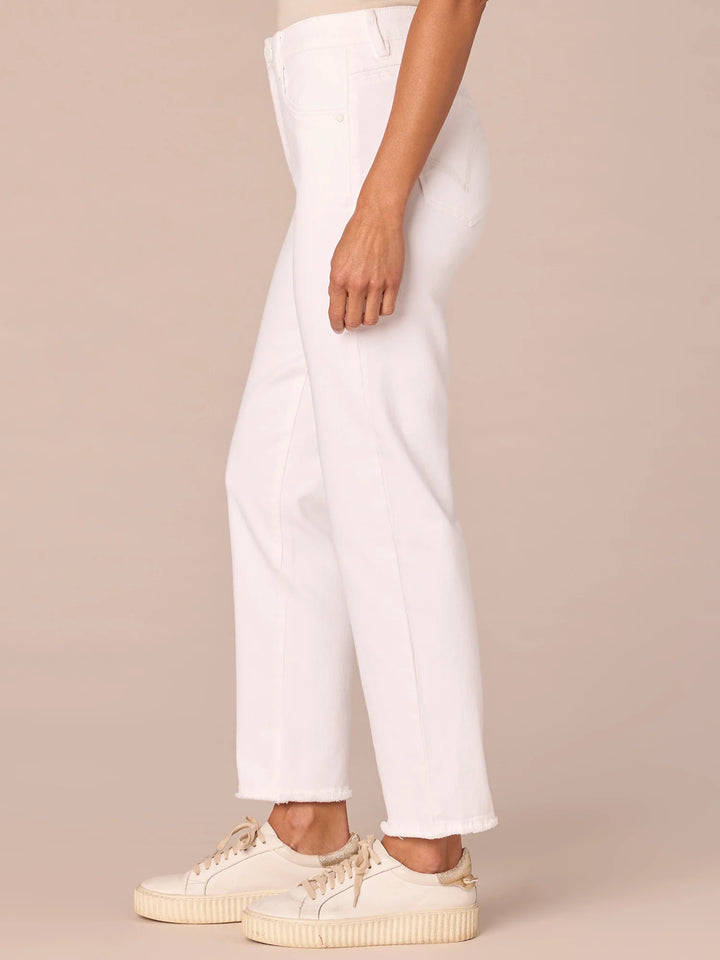 High Rise Slim Straight Jeans