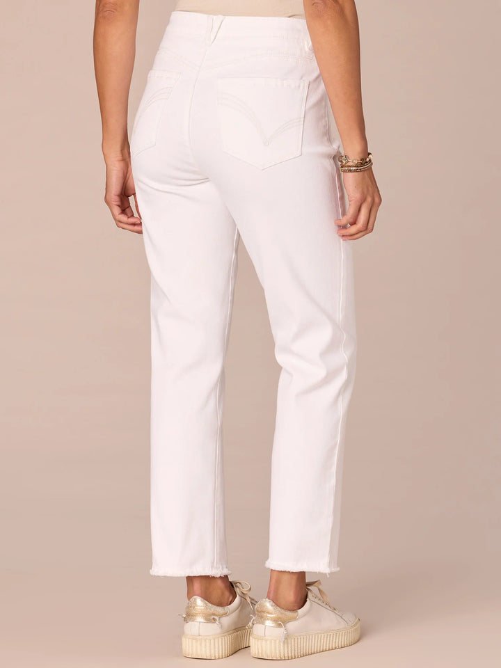 High Rise Slim Straight Jeans