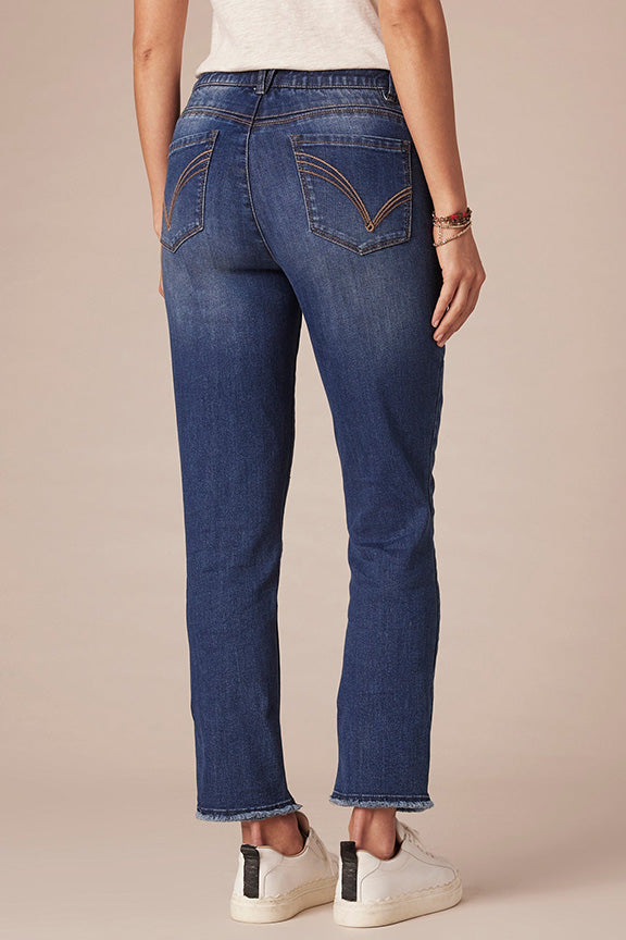 "Ab"solution High Rise Slim Straight Jean
