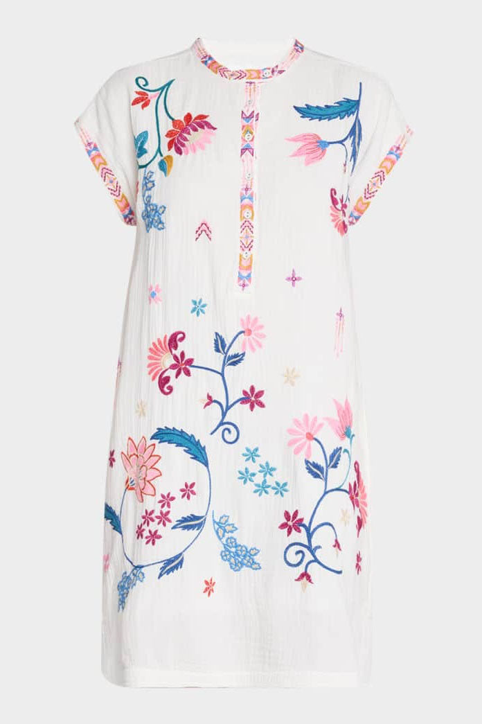 Mishti Elena Embroidered Mini Dress