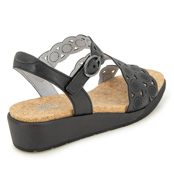 Winona Sandal in Black Shimmer