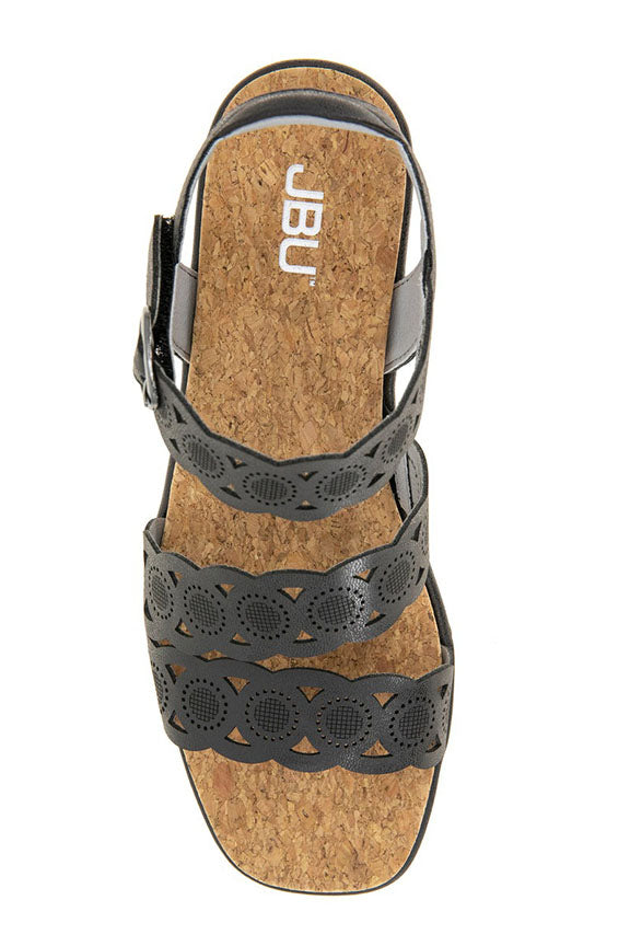 Winona Sandal in Black Shimmer