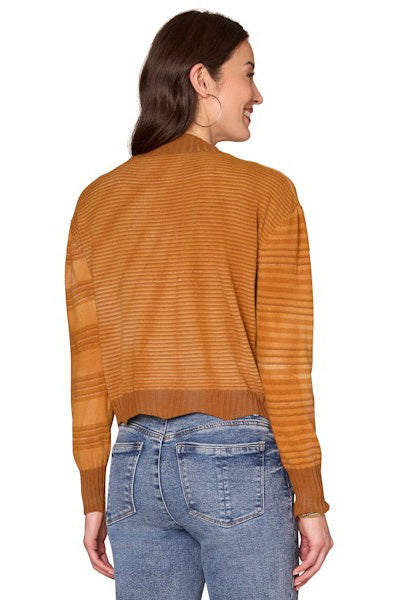 Tie-Dye Stripe Sweater in Biscotti
