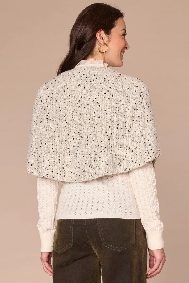 Round Neck Sweater Capelet