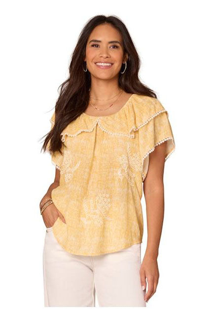 Double Layer Flounce Top