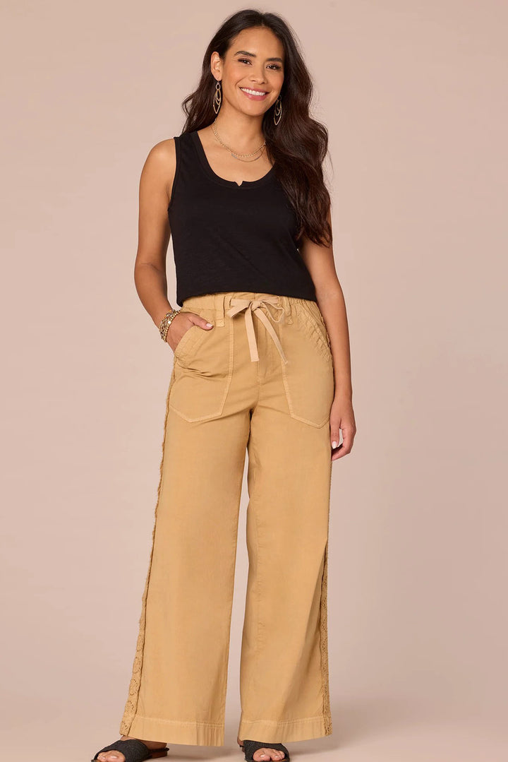 Black Slit Scoop Neck Tank