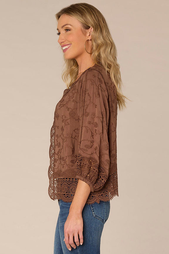 Three Quarter Open Front Cropped Framing Jacket