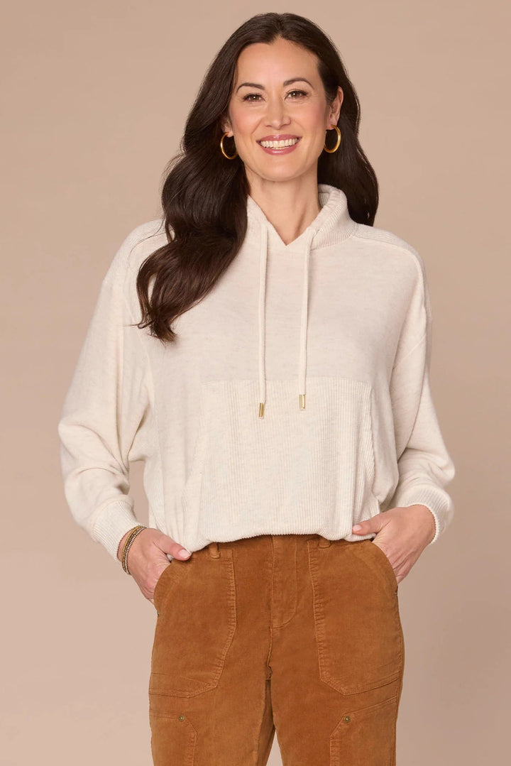 Bubble Hem Long Sleeve Top