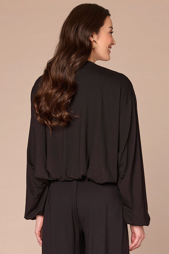 Barrel Sleeve Knit Pullover