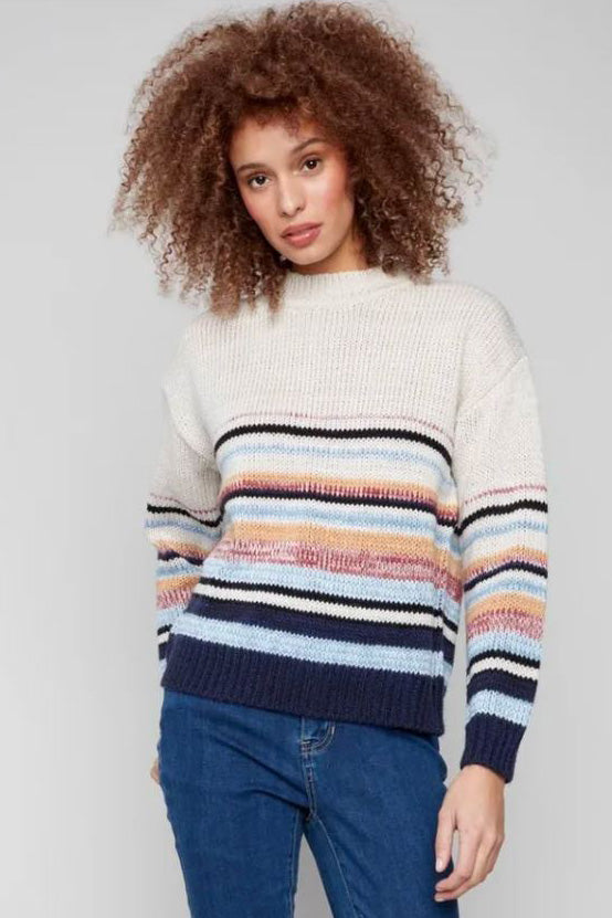 Striped Crew Neck Sweater