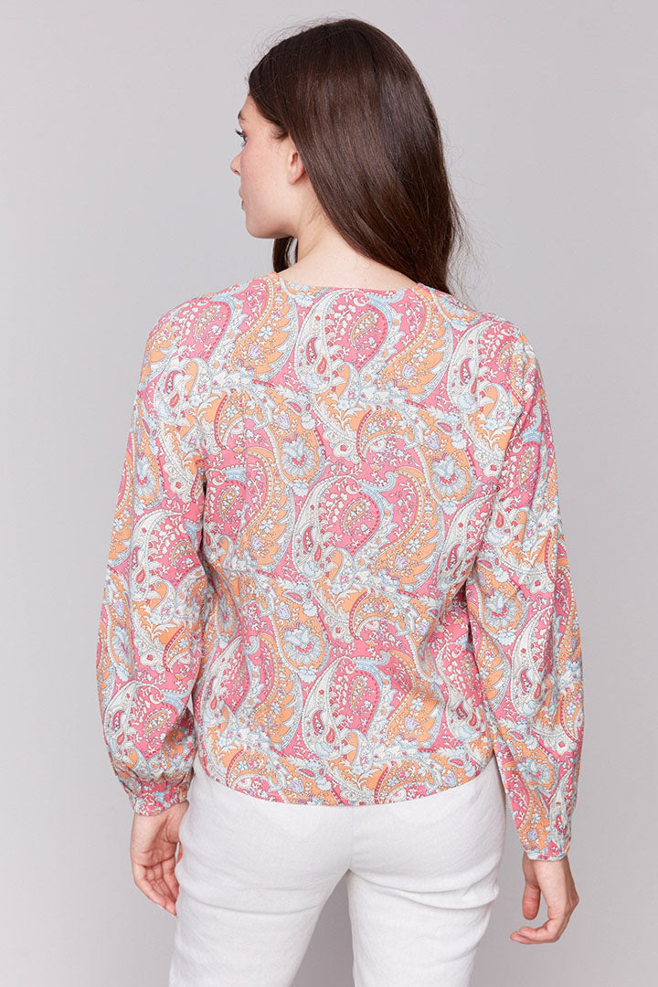 Paisley Long Sleeve Blouse