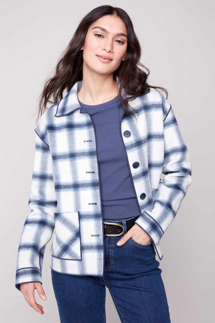 Reversible Plaid Jacket