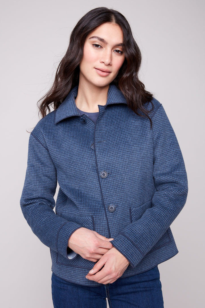 Reversible Plaid Jacket