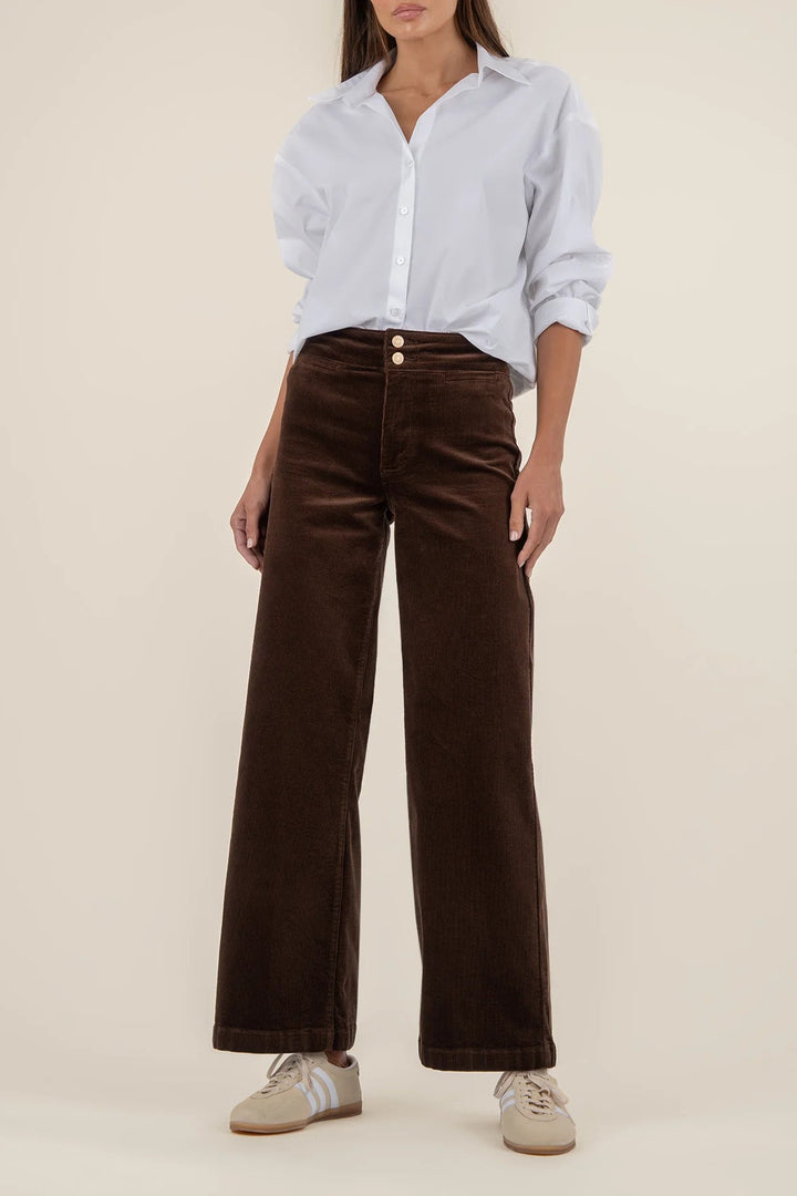 Meg Wide Leg Corduroy Pant