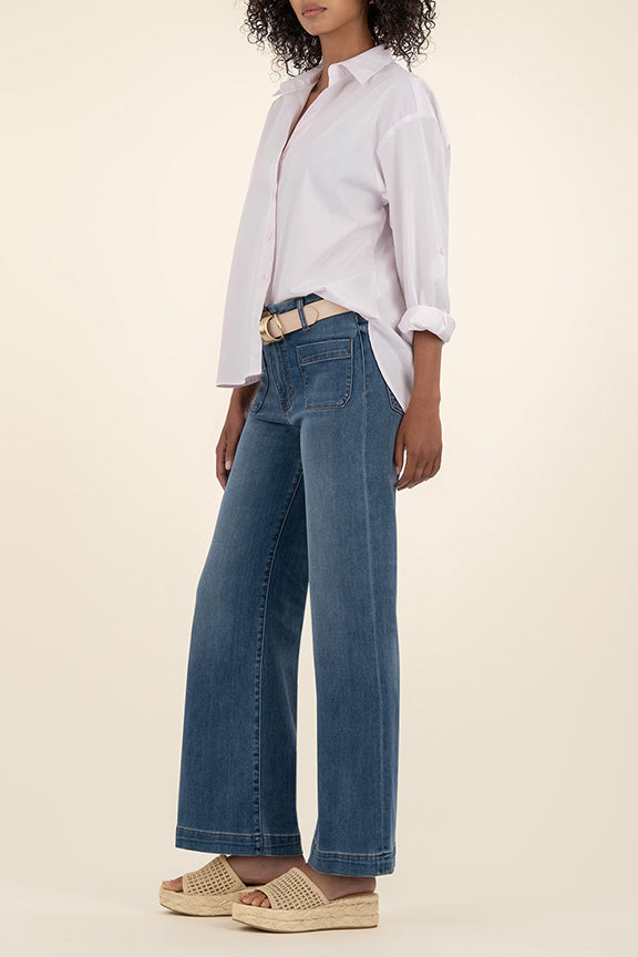 High Rise Wide Leg Meg Jean