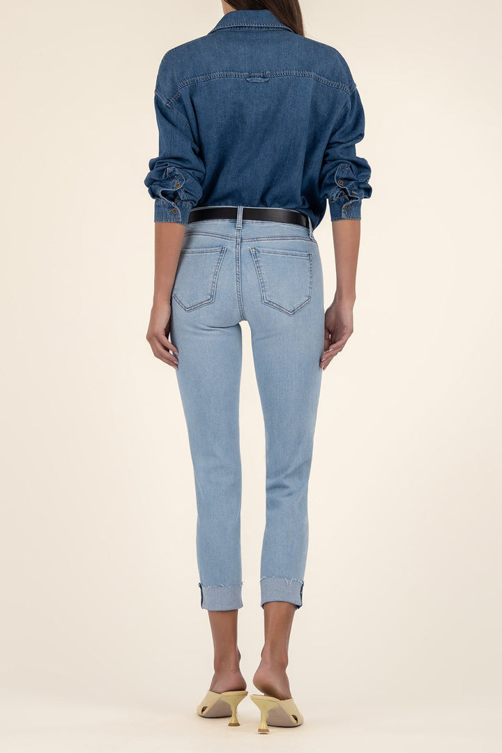Amy Crop Straight Leg Jean