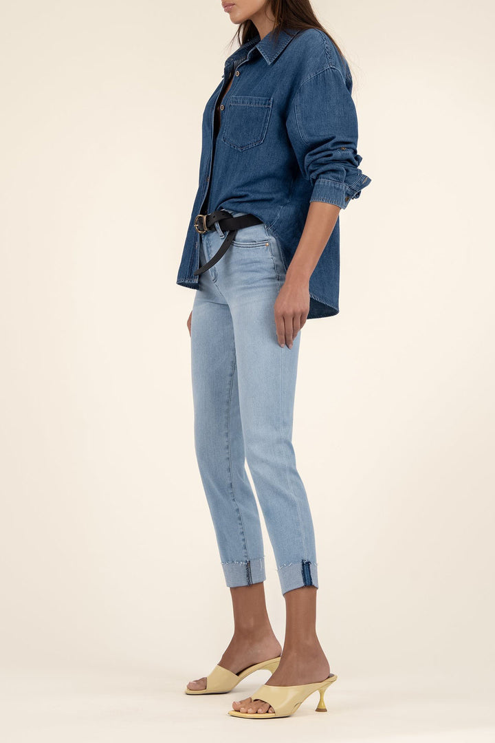 Amy Crop Straight Leg Jean