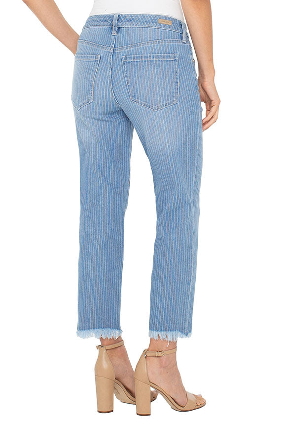 Live Relaxed Skinny Jean with Frayed Hem