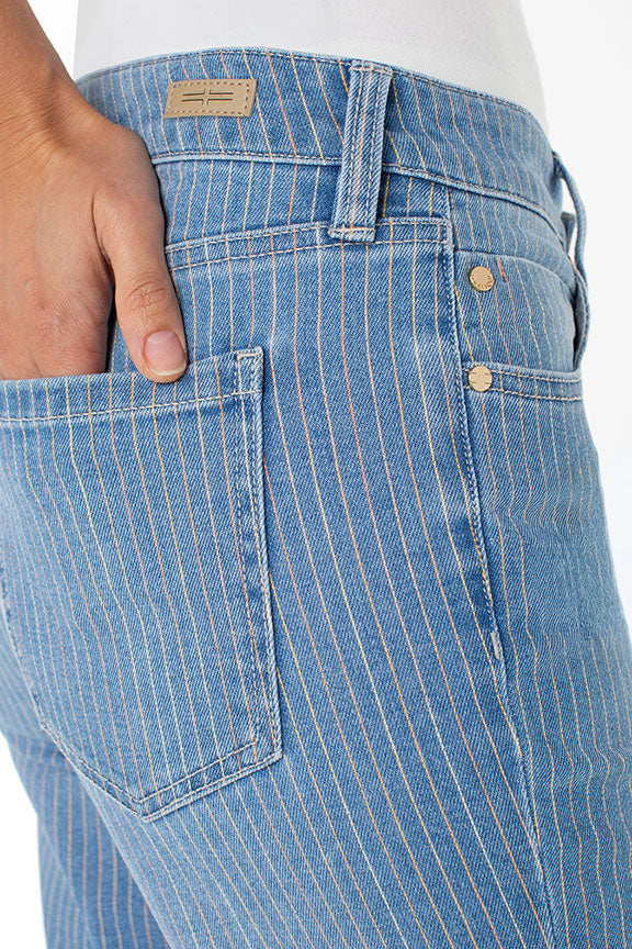 Live Relaxed Skinny Jean with Frayed Hem