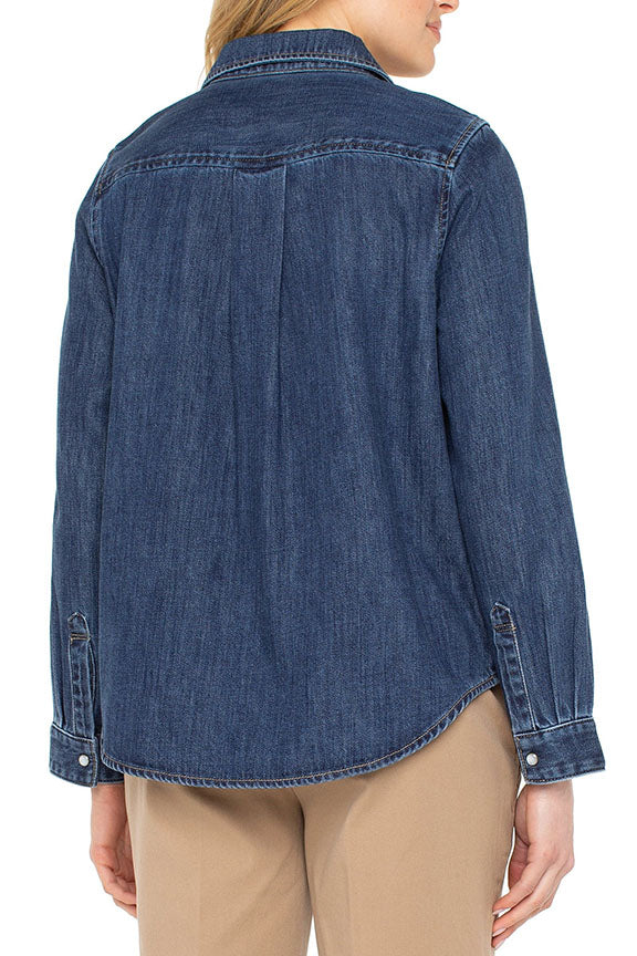 Denim Button Down Shirt