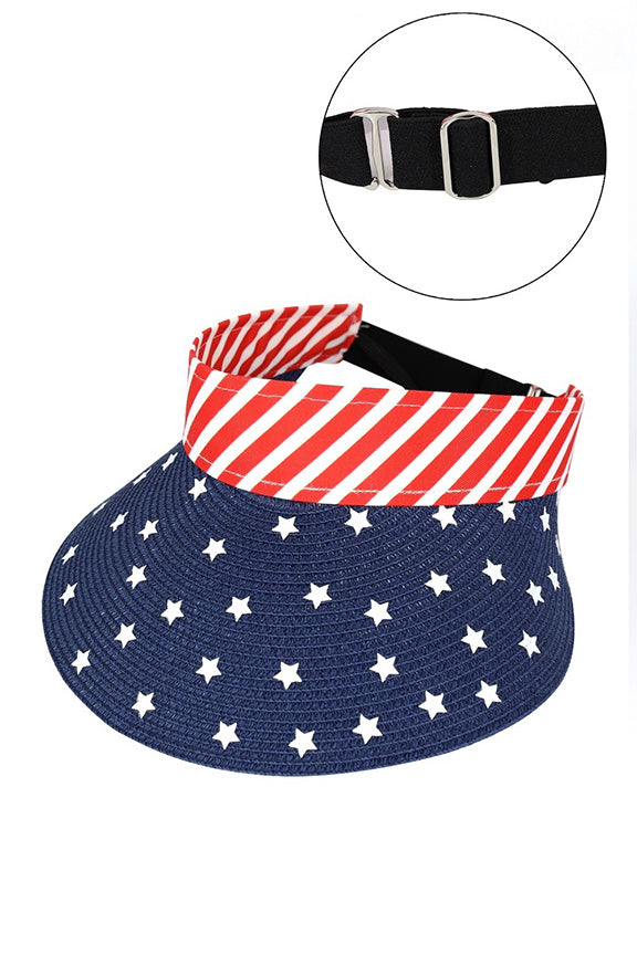 Roll-up Patriotic Visor