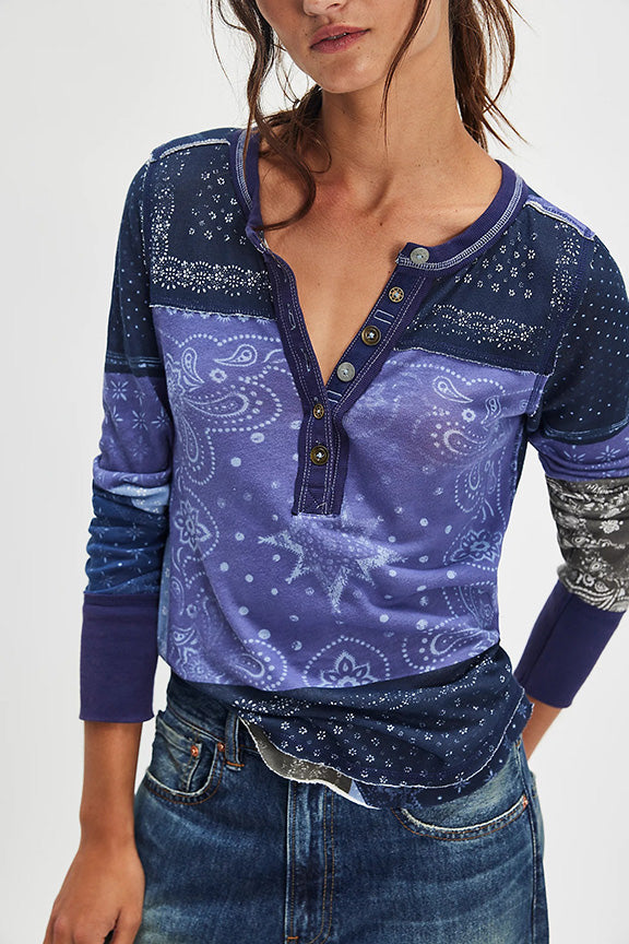 Indie Printed Henley