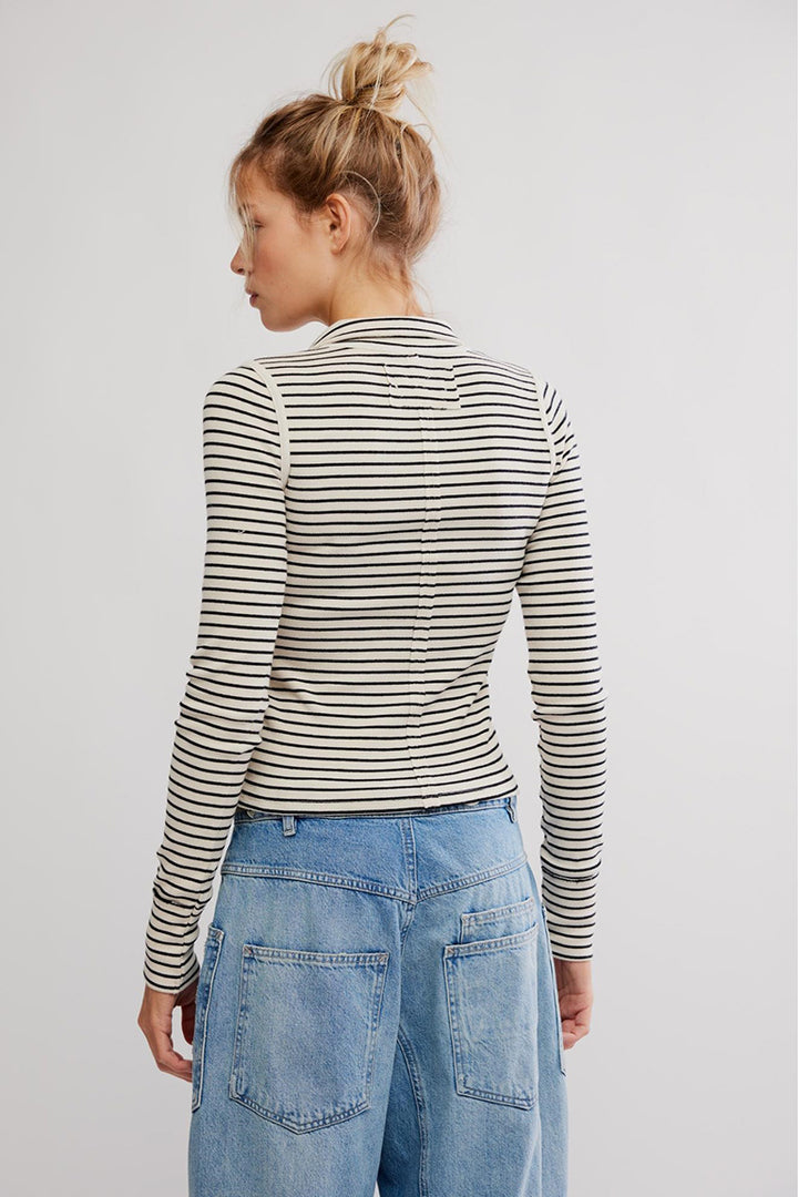 Lake Henley Stripe Shirt