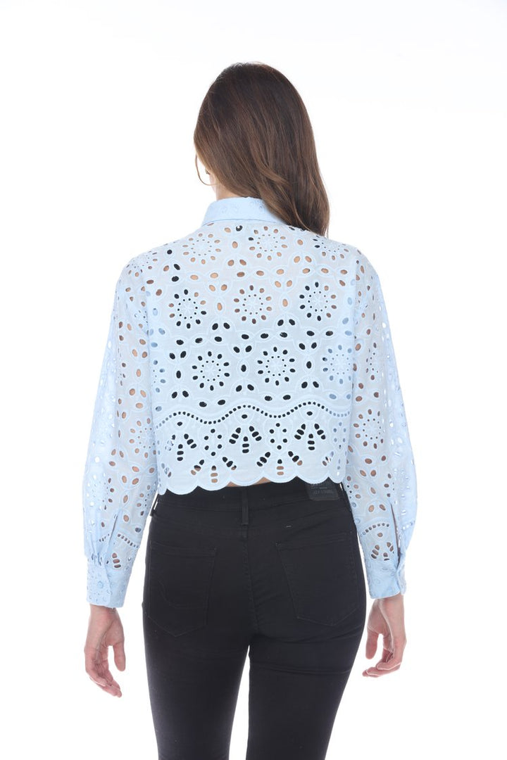 Ophelia Flower Crop Shirt