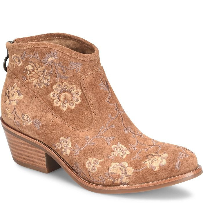 Aisley Bootie in Brown Floral
