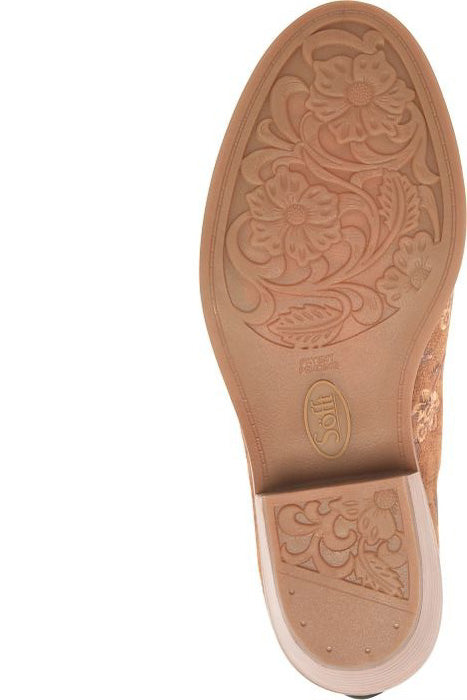 Aisley Bootie in Brown Floral