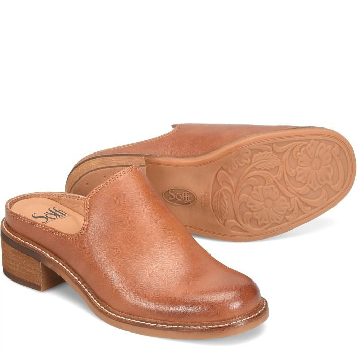 Sofft Trinity Mule Shoe in Luggage