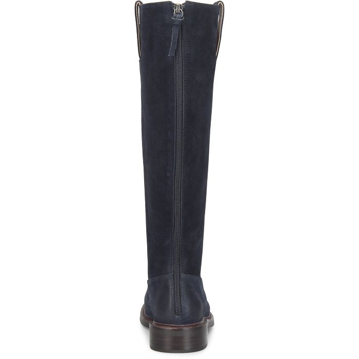 Samantha III Boot in Blue Suede