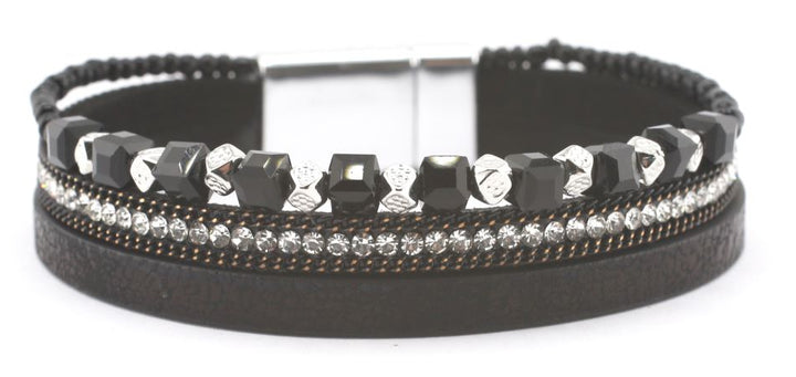 Bead and Crystal Fashion Bracelet