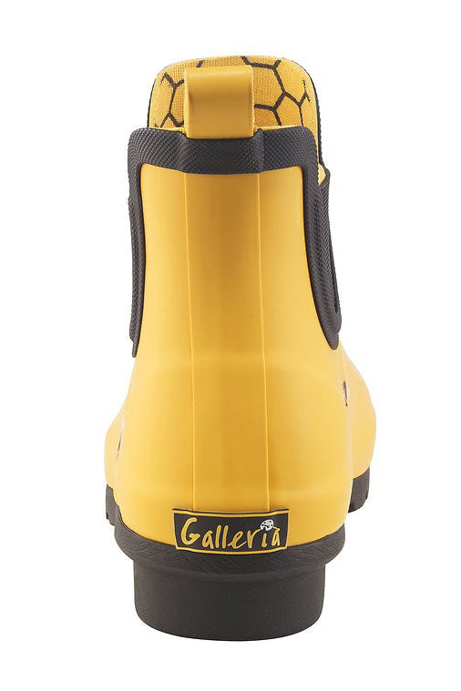 Gold Bees Chelsea Rain Boot