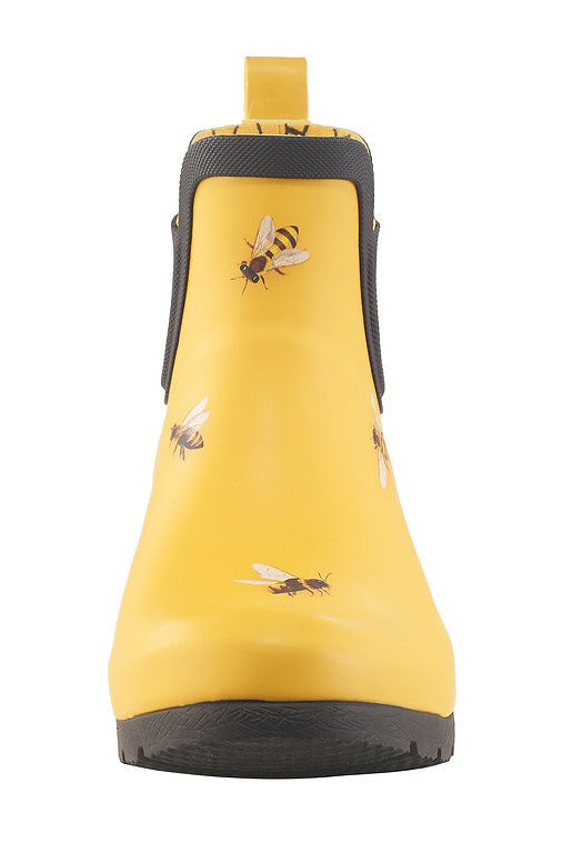 Gold Bees Chelsea Rain Boot