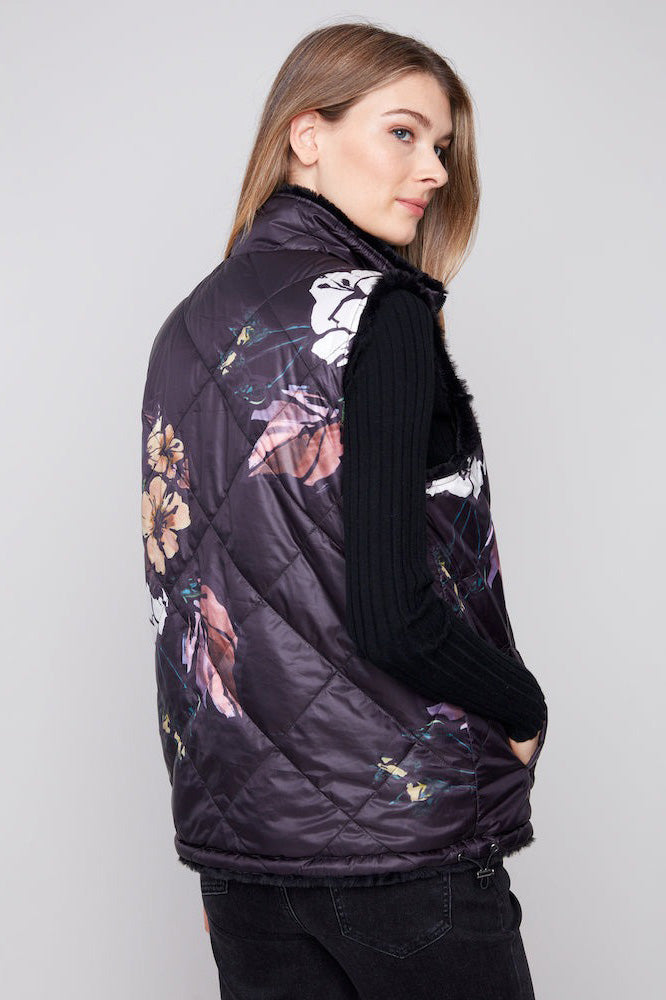 Faux Fur Reversible Vest