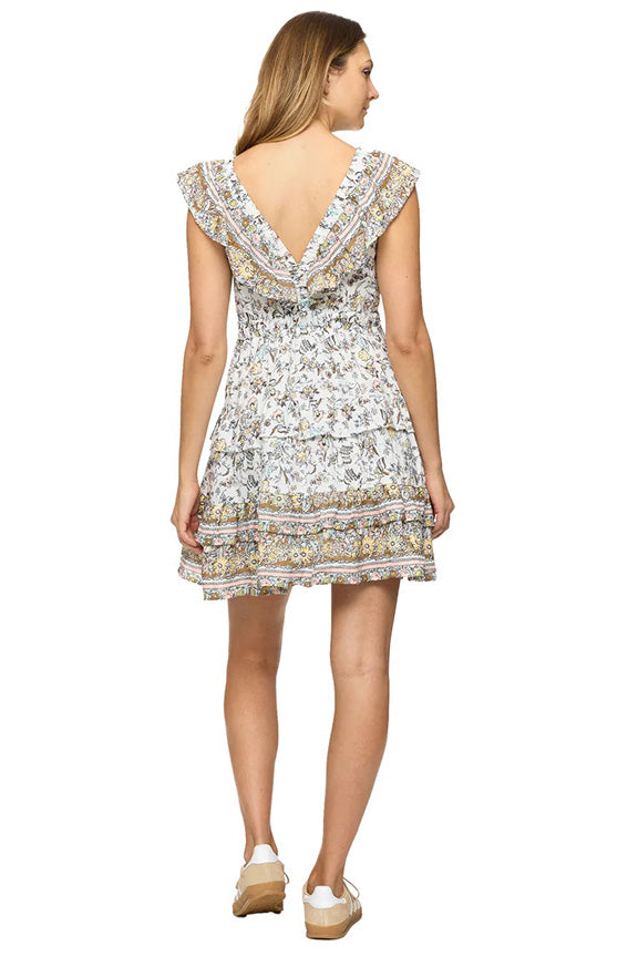 Clio Flutter Sleeve Mini-dress