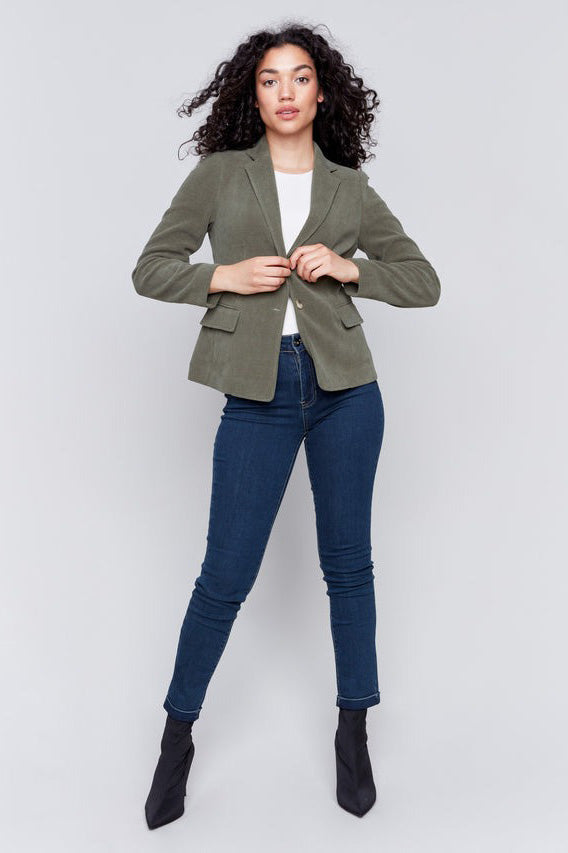 Yarn Dye Blazer - Spruce