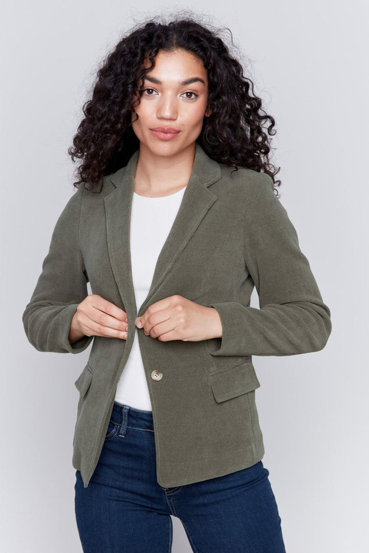 Yarn Dye Blazer - Spruce