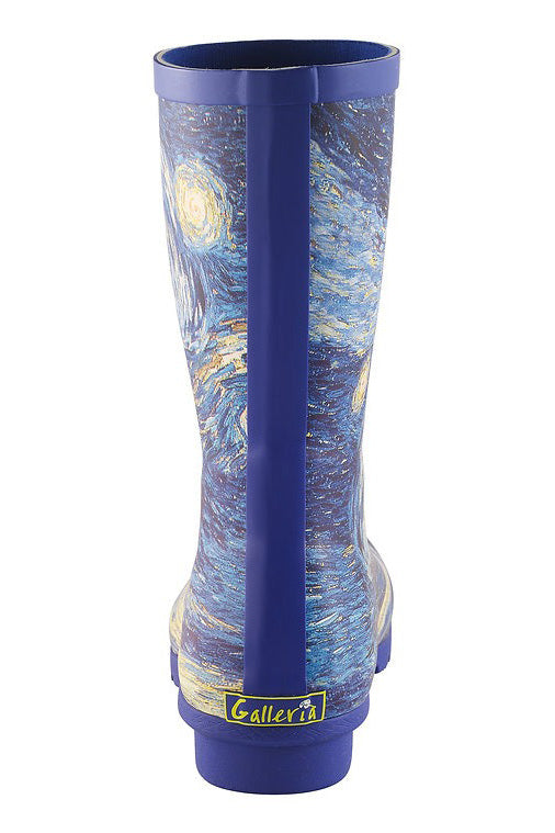 Starry Night Mid-Calf Rain Boot
