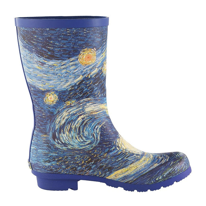 Starry Night Mid-Calf Rain Boot